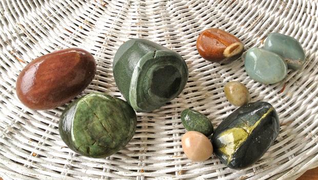 Some of the prettiest STONES in the world are found on the shores of the San Juan Islands, Washington.
